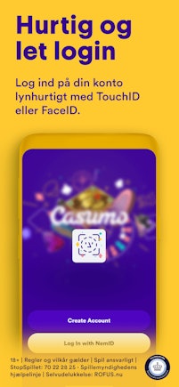 Casumo app mobile casino: Hurtig og let login
