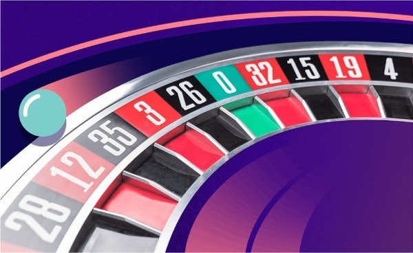Roulette casino game icon S