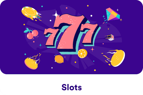 Slots icon with text 2