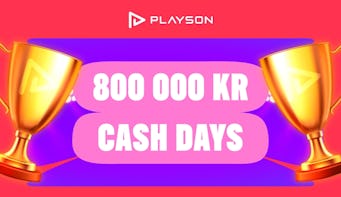 Join Playson Cashdays 800 000 kr Turnering