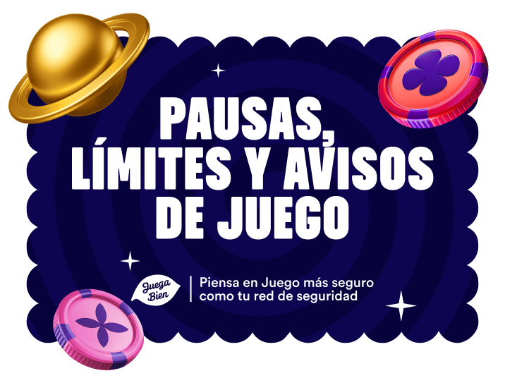 Pausas, límites y avisos de juego