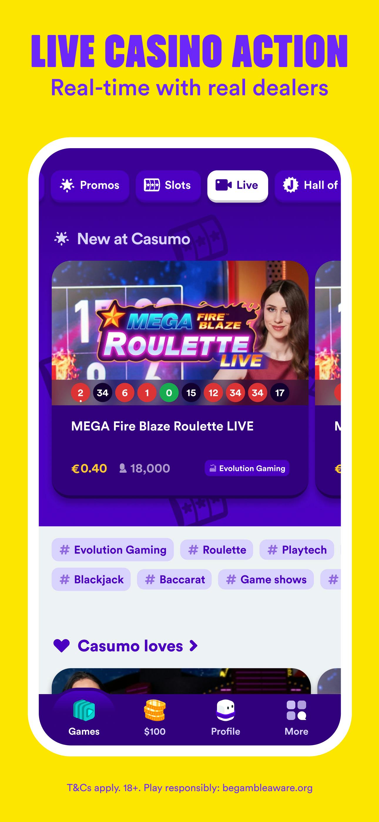 3 - Live Casino