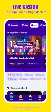 Casumo mobilapp för mobilcasino