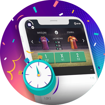 Virtual Sports Landing Page: Bet Timing Main Image