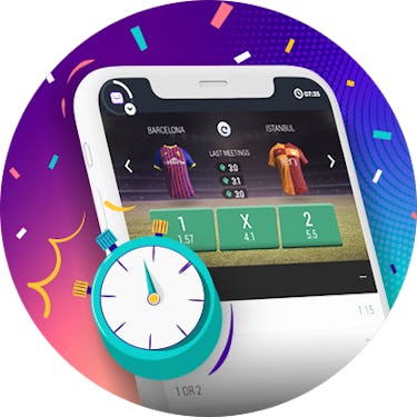 Virtual Sports Landing Page: Bet Timing Main Image