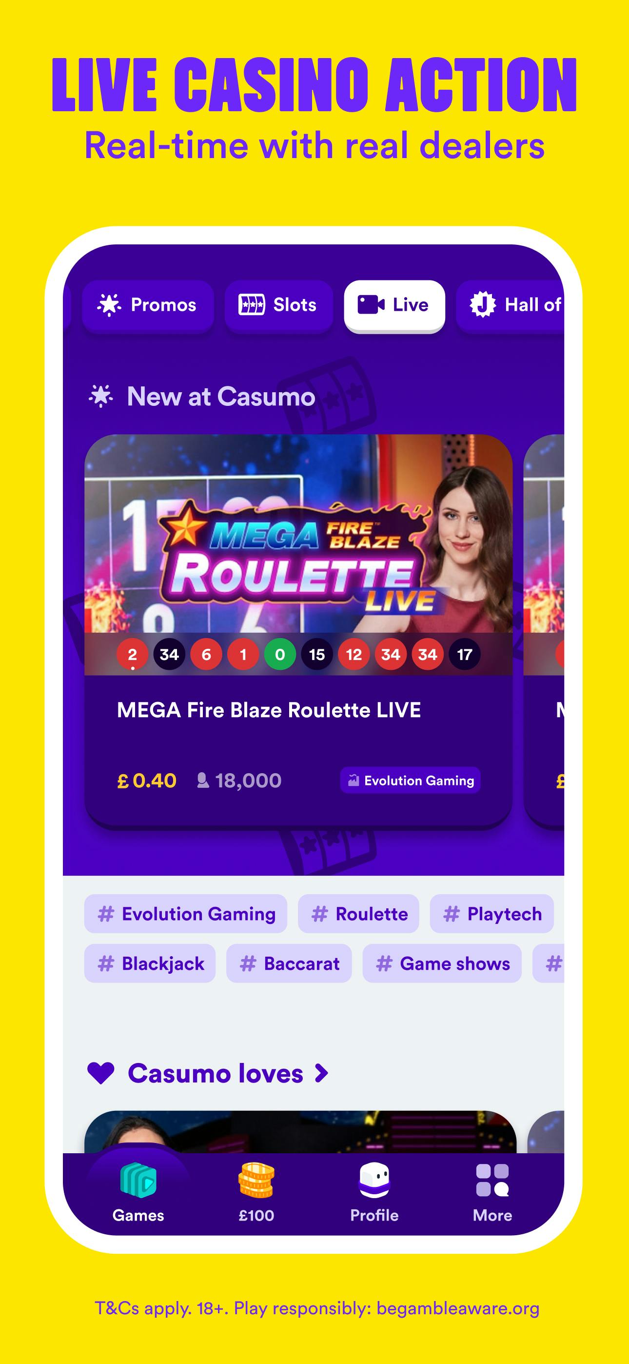 3 - Live Casino