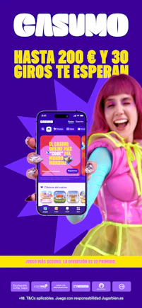 Interfaz de la app Casumo