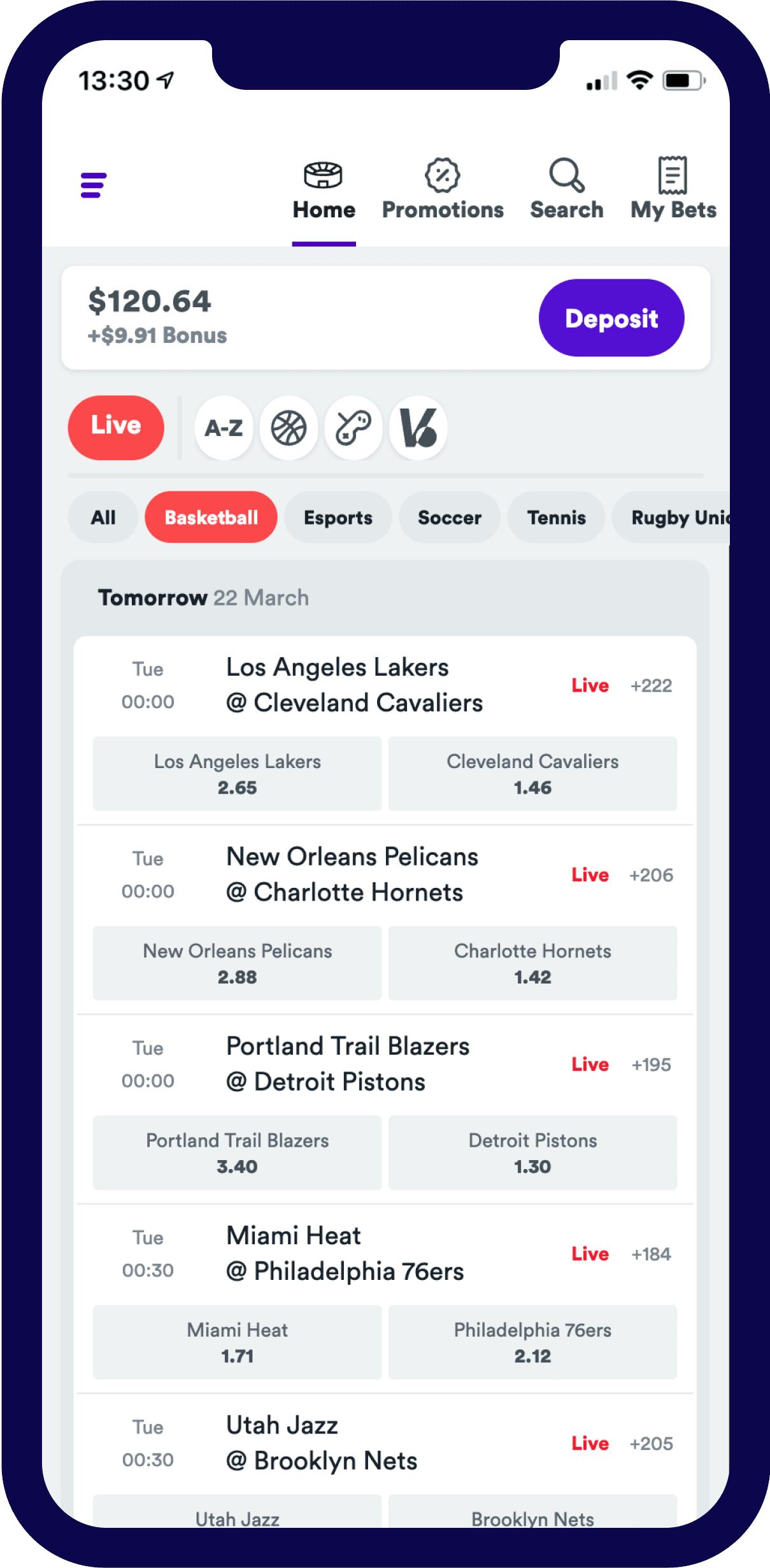 Live Odds SE